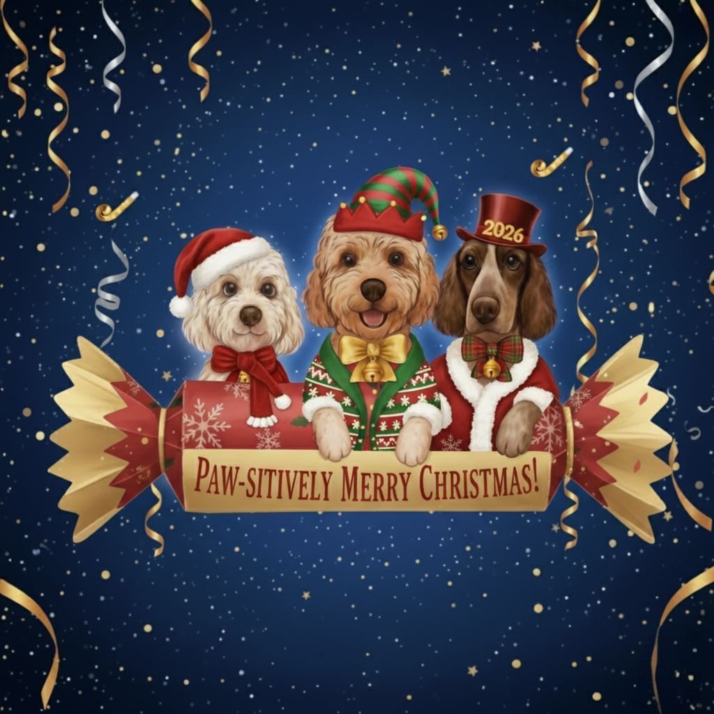 Paw-sitively Merry Christmas Cracker