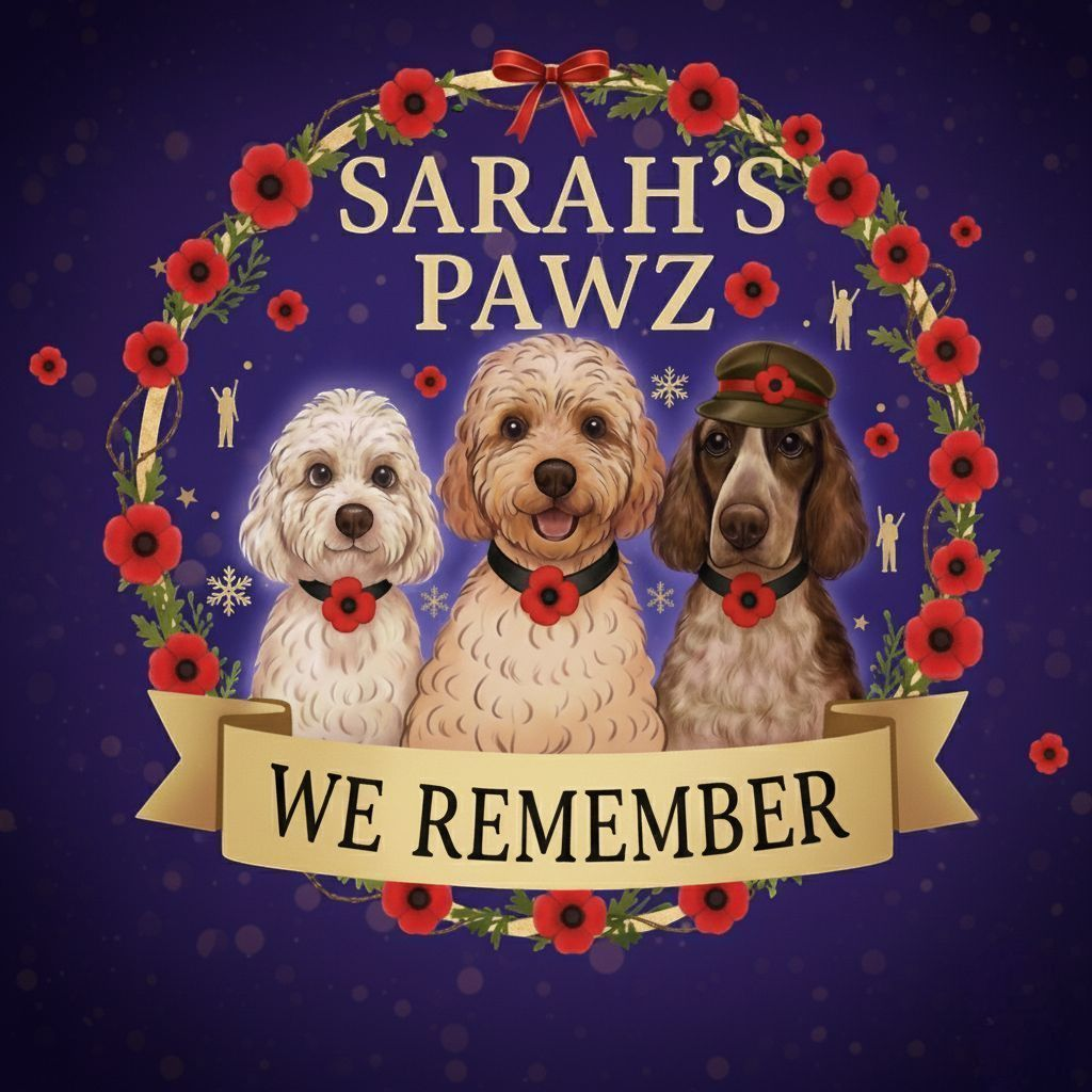 🌺 Sarah’s Pawz Studio – Poppy Day & Remembrance Logo (EDIT ONLY)  Collection (Digital Download)