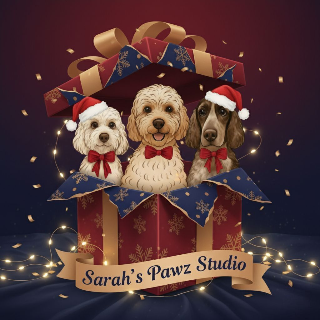 🎁 Festive Gift Box Edition – Sarah’s Pawz Studio